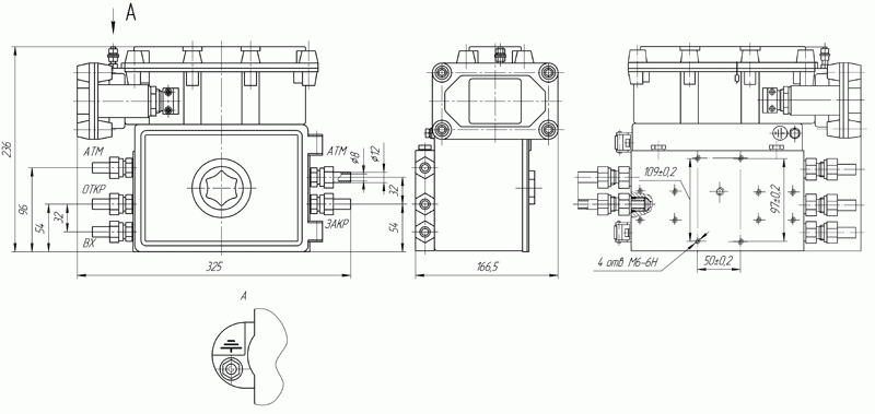 Блок управления кранами БУК-3