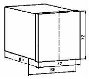 Габаритно-присоединительные размеры приборов