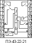 Схемы подключения ПЭ-43