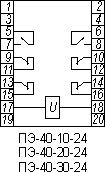 Схемы подключения ПЭ-41