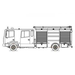Автоцистерна пожарная АЦ-4,0-40/4 (HD120)-340 на шасси Hyundai HD120 фото 1