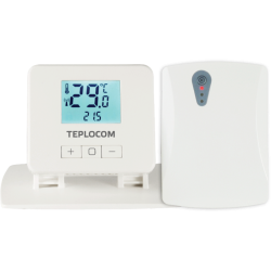 Беспроводной комнатный термостат TEPLOCOM TS-2AA/3A-RF фото 1