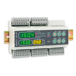 Микропроцессорный ПИД-регулятор + каскадный регулятор + регулятор соотношения МИК-121Н фото 1