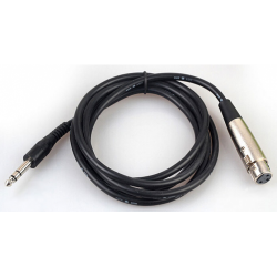 Кабель соединительный Jack 1/4" - XLR-F балансный фото 1