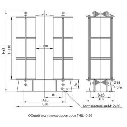 ШИННЫЙ ТРАНСФОРМАТОР ТОКА ТНШ-0,66 У3 фото 1