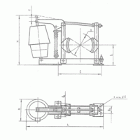 Тормоз колодочный ТКГМ-160 (ТКГ-160) фото