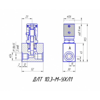 Гидродроссель линейный ДЛТ 10.3-М-УХЛ1 фото