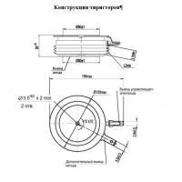 Тиристоры низкочастотные таблеточной конструкции T383-2500, T683-2500, T283-3200, T583-3200, Т183-5000 фото