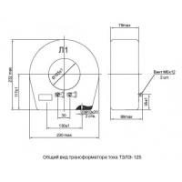ТРАНСФОРМАТОР ТОКА ТЗЛЭ-125 фото