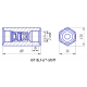 Клапан обратный линейный КЛ 16.3-G3-УХЛ1