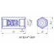 Клапан обратный линейный КЛ 10.3-К4-УХЛ1