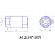 Клапан обратный линейный КЛ 20.3-К2-УХЛ1