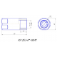 Клапан обратный линейный КЛ 25.3-К1-УХЛ1