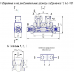 Гидрозамок ГЗ 6.3-ТА01-УХЛ1