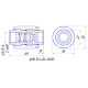 Гидродроссель линейный с обратным клапаном ДЛК 8.3-2G-УХЛ2