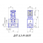 Гидродроссель линейный ДЛТ 6.3-М-УХЛ1