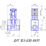 Гидродроссель линейный ДЛТ 10.3-G30-УХЛ1