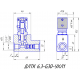 Гидродроссель линейный с обратным клапаном ДЛТК 6.3-G30-УХЛ1