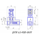 Гидродроссель линейный с обратным клапаном ДЛТК 6.3-М30-УХЛ1