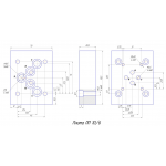 Плита переходная ПП 10/6 для гидрораспределителя