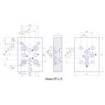 Плита переходная ПП 4/6 для гидроаспределителя