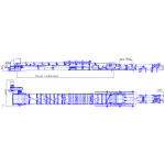 Конвейер КЛС с тележечно-лебедочным натяжным устройством и с грузовым натяжным устройством
