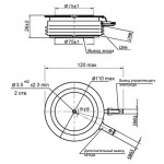 Тиристоры низкочастотные таблеточного исполнения Т273-3200, Т273-4000, T273-5000