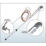 Заземление переносное ЗПТ 110-500, ЗПТ 750-1150  для грозозащитного троса ВЛ 110-1150 кВ