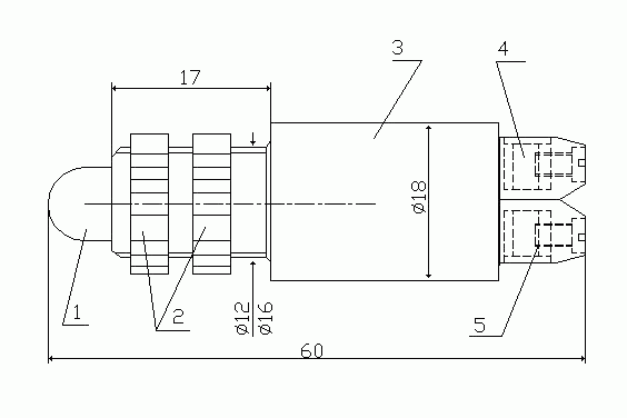 Габаритные размеры АСКМ-С-12-50мА-4К