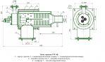 Эскиз горелки газовой скоростной ГТС-60