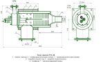 Эскиз горелки газовой скоростной ГТС-40