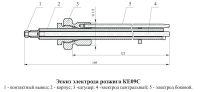 Эскиз эоектрода розжига КЕ09С