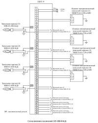 Схема внешних соединений ЗЗУ-НН-8/4(Д)