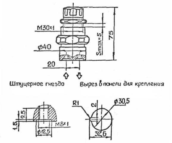 Габаритные размеры стабилизатора давления газа СДГ-121