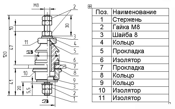 Ввод низковольтный ВСТ-0,5/100 УХЛ1